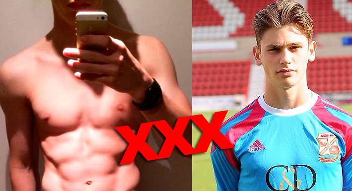 Mega hung UK footballer Aaron Moody who was outed last year as bigwhitecock...
